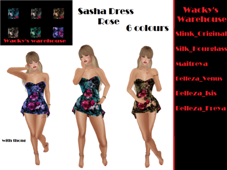 Second Life Marketplace - Wacky's Warehouse Sasha Rose